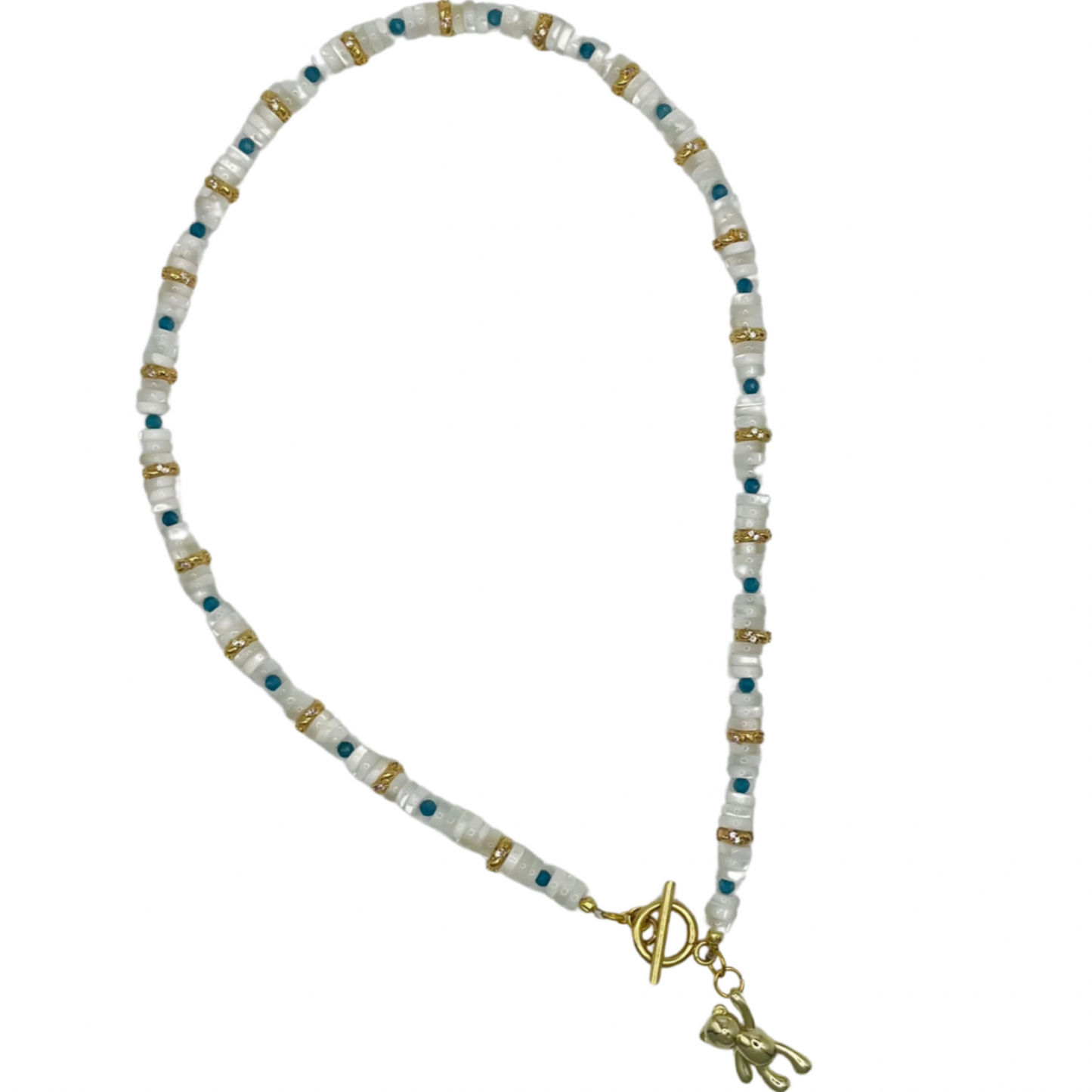 Addison Necklace with Bear Charm